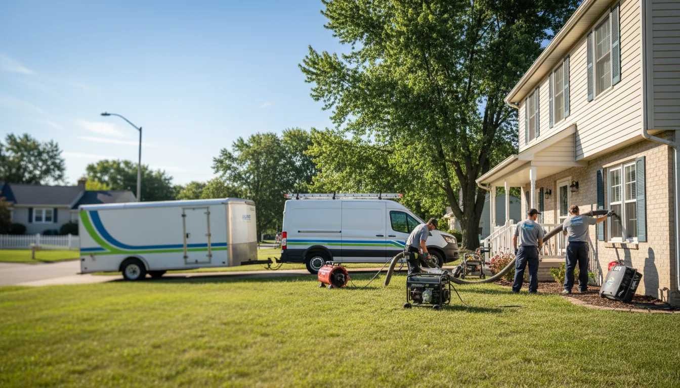 Flooded Basement Restoration And Cleanup With Repair in Ruso, ND near me